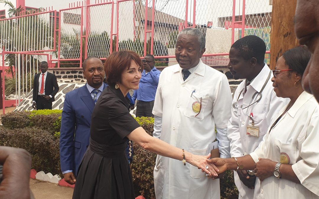Visite de Marisol Touraine, Présidente d’Unitaid, au Cameroun