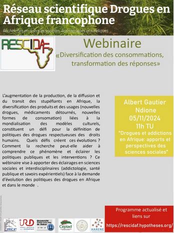 Webinaire RESCIDAF : Diversification des consommations, transformations des réponses