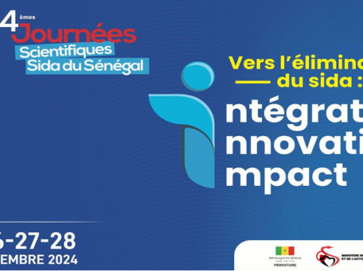 4e Journées Scientifiques Sida du Sénégal – JSSS (26 au 28 novembre 2024, Centre international de conférences Abdou Diouf à Diamniadio).